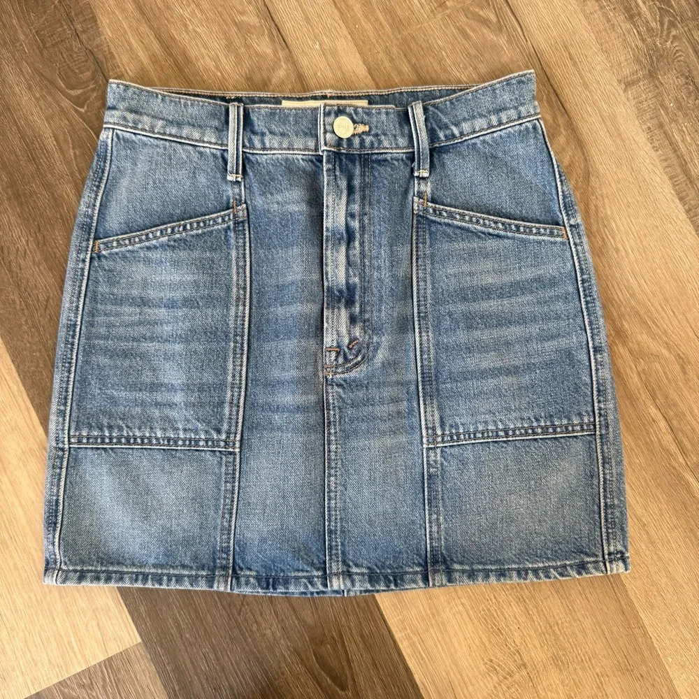 Mother The Lineup Swooner Mini Skirt 26